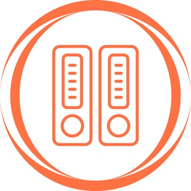 Depolama web simgesi, basit vektör illüstrasyonuName 