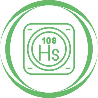 Metal kimyasal elementin web illüstrasyonu