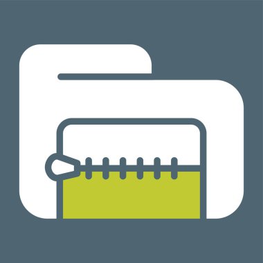 ZIP dosya biçimi vektör illüstrasyonu