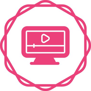 Bilgisayar web simge vektör çizim