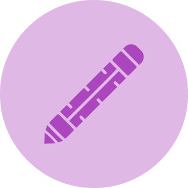 Kalem. Web simgesi basit illüstrasyon 