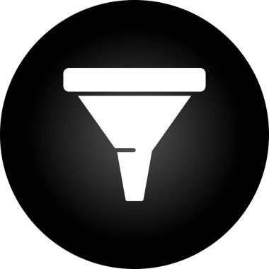 Çöp Posta Filtresi web simgesi, basit vektör illüstrasyonu