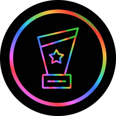 Award icon, vector illustration simple design