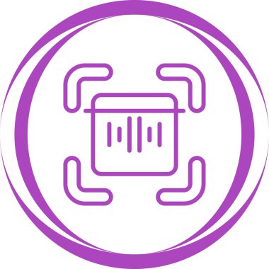 Konuşma Tanıma simgesi vektör illüstrasyonu