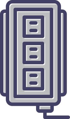 soket simgesi web basit illüstrasyon