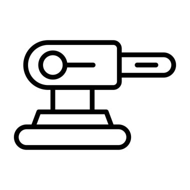 Sander simgesi, vektör illüstrasyonu basit tasarım