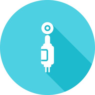 elektrik prizi simgesi. Web illüstrasyonu