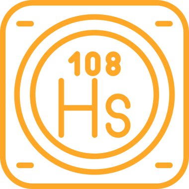 Metal kimyasal elementin web illüstrasyonu