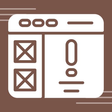 Bilgi Tasarım İşareti, Beyaz Arkaplanda Ayrı Tutulan Simge  