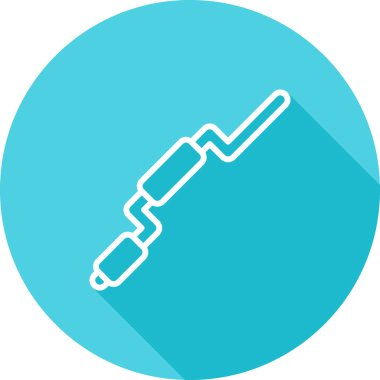 Matkap logosu. Vektör illüstrasyonu