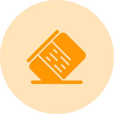 Silgi web simgesinin vektör illüstrasyonu 