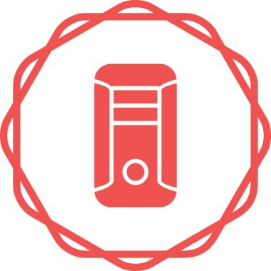 Bilgisayar kılıfı Pc satır simgesi. mobil konsept ve web tasarımı için doğrusal stil işareti. cpu kule kutusu anahat vektör simgesi. Sembol, logo illüstrasyonu. Vektör grafikleri