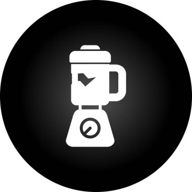 Gıda Blender simgesinin vektör çizimi