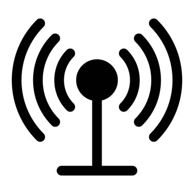 Wi-Fi bağlantı simgesi. vektör illüstrasyonu