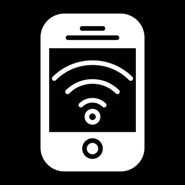 Kablosuz Bağlantı, Wi-Fi sinyal vektör simgesi