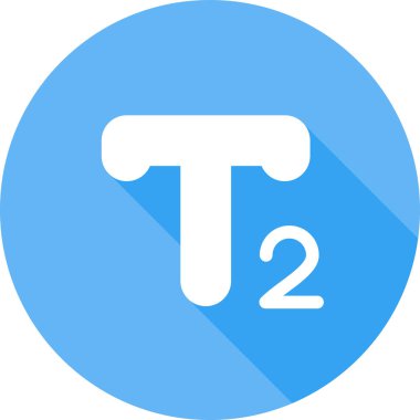 T harfli harf logo tasarımı simgesi