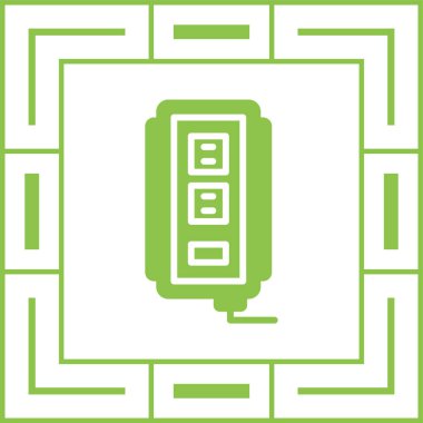 soket simgesi web basit illüstrasyon