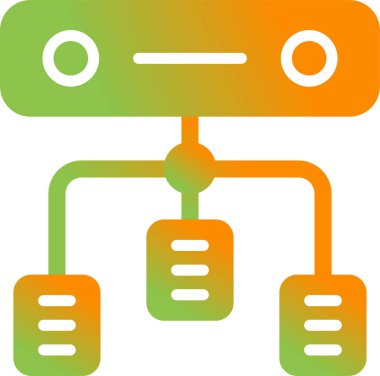 Yük dengeleyici. Web simgesi basit illüstrasyon