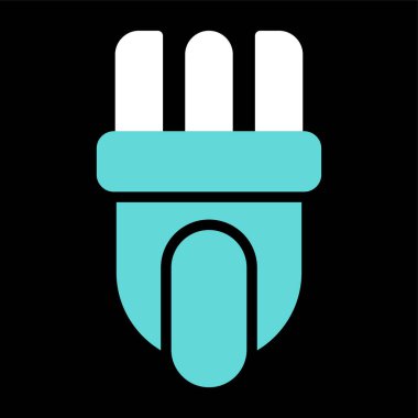 elektrik prizi simgesi. Web illüstrasyonu