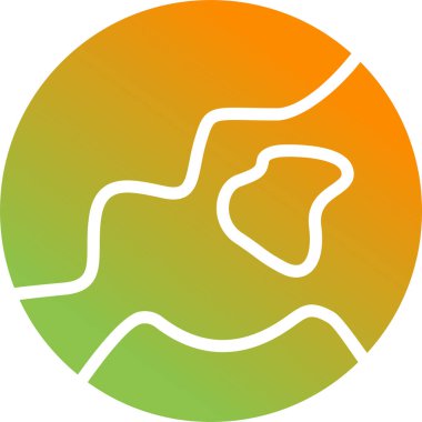 Küresel simge vektör illüstrasyonu 