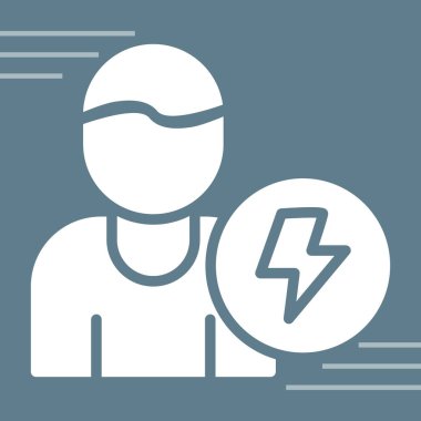 Yenilmez Ağ simgesinin vektör illüstrasyonu 