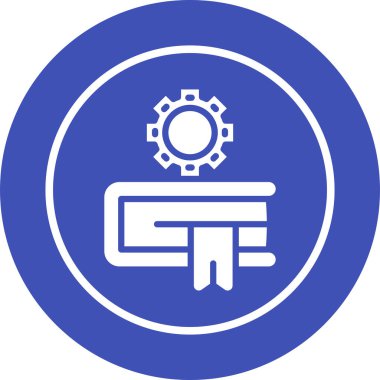 Elle ağ simgesi vektör illüstrasyonu