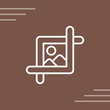  Resim simgesi. Grafiğin vektör illüstrasyonu