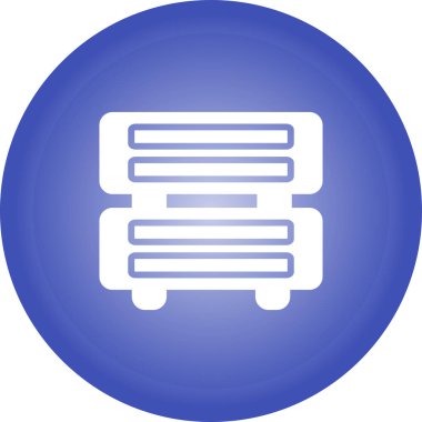 Web Sunucusu simgesi vektör illüstrasyonu 