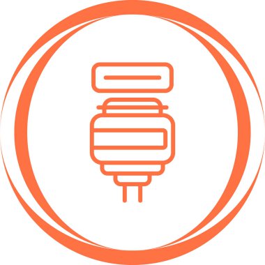 elektrik prizi simgesi. Web illüstrasyonu