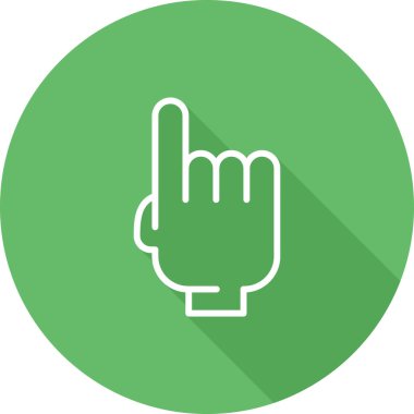 el simgesi, vektör illüstrasyonu basit tasarım