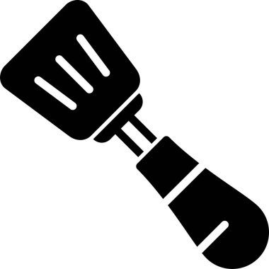 Spatula Simgesinin Vektör illüstrasyonu 