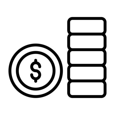 Bozukluklar. Web simgesi basit illüstrasyon