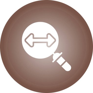 Büyütme Ağ simgesinin vektör illüstrasyonu