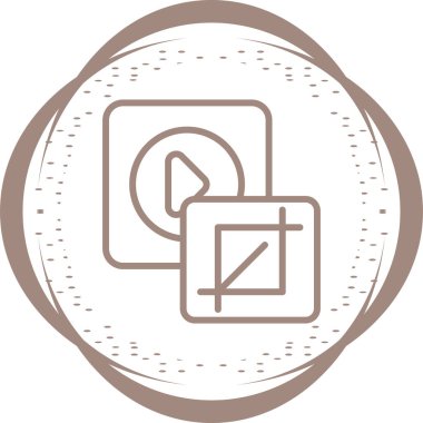 Ekin. Web simgesi basit illüstrasyon