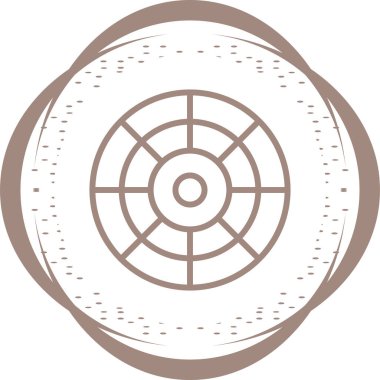 Paleti simgesi, basit vektör çizim