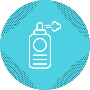 Sprey kutusu. Web simgesi basit illüstrasyon