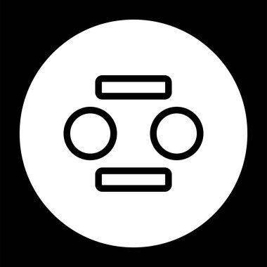 soket simgesi web basit illüstrasyon