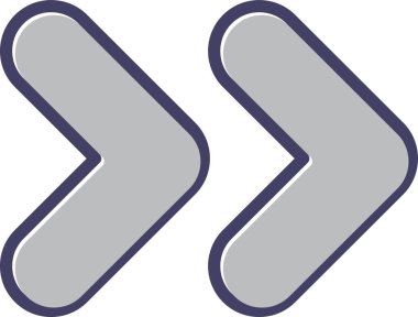 ok simgesi, vektör illüstrasyonu 