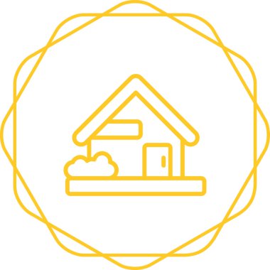 ev ikonu vektör illüstrasyonu. bina işareti sembolü 