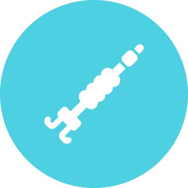 Kablo Klipsi simgesi, vektör illüstrasyonu