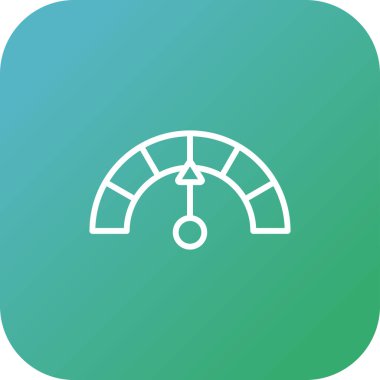 Ölçü simgesinin vektör illüstrasyonu