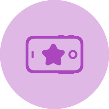 Tablet bilgisayar satırı simgesinin vektör çizimi. 