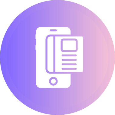 cep telefonu simgesi web illüstrasyonu