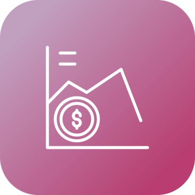 Pazar Kaybının illüstrasyon simgesi