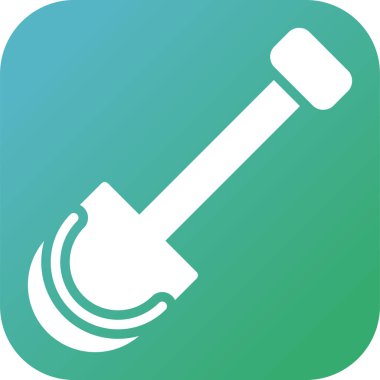 Web simgesi kürek, illüstrasyon vektör           