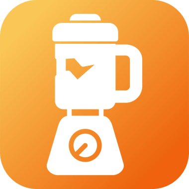 Gıda Blender simgesinin vektör çizimi