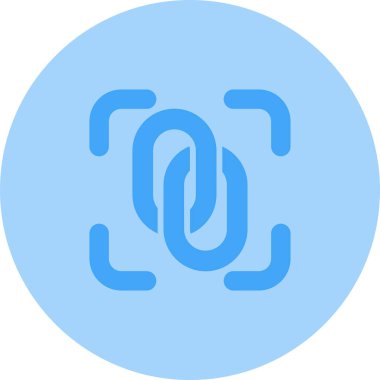 Tasarım Kısıtlı Simgesi. Zincir, Bağlı Sembol, Vektör.