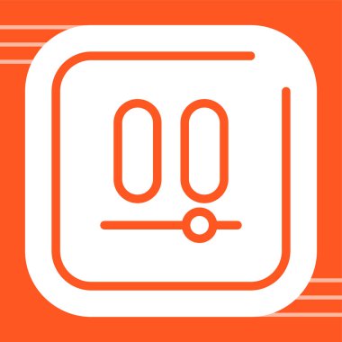 Vektör illüstrasyon Video Duraklatma simgesi 