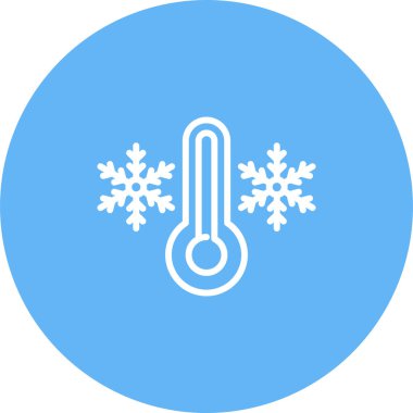 termometre simgesi, vektör illüstrasyonu basit tasarım 