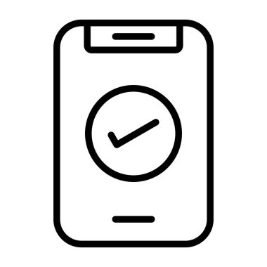 Tamamlanmış görev, işaretleme simgesi, vektör illüstrasyonunu kontrol et